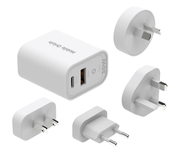Mobile Origin GaN 30W Travel Charger MO14 EU USA UK AUS FRL-TRVL30W-MO14 - 1319535 - zdjęcie 2
